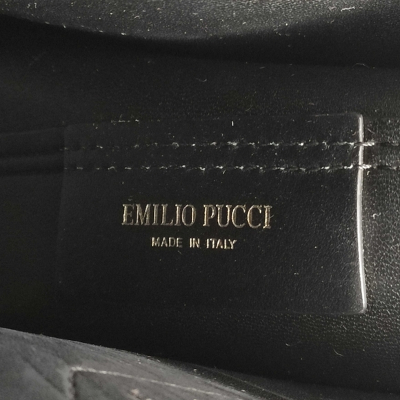 Emilio Pucci Black Italian Leather Accessory - Picture 2 of 3